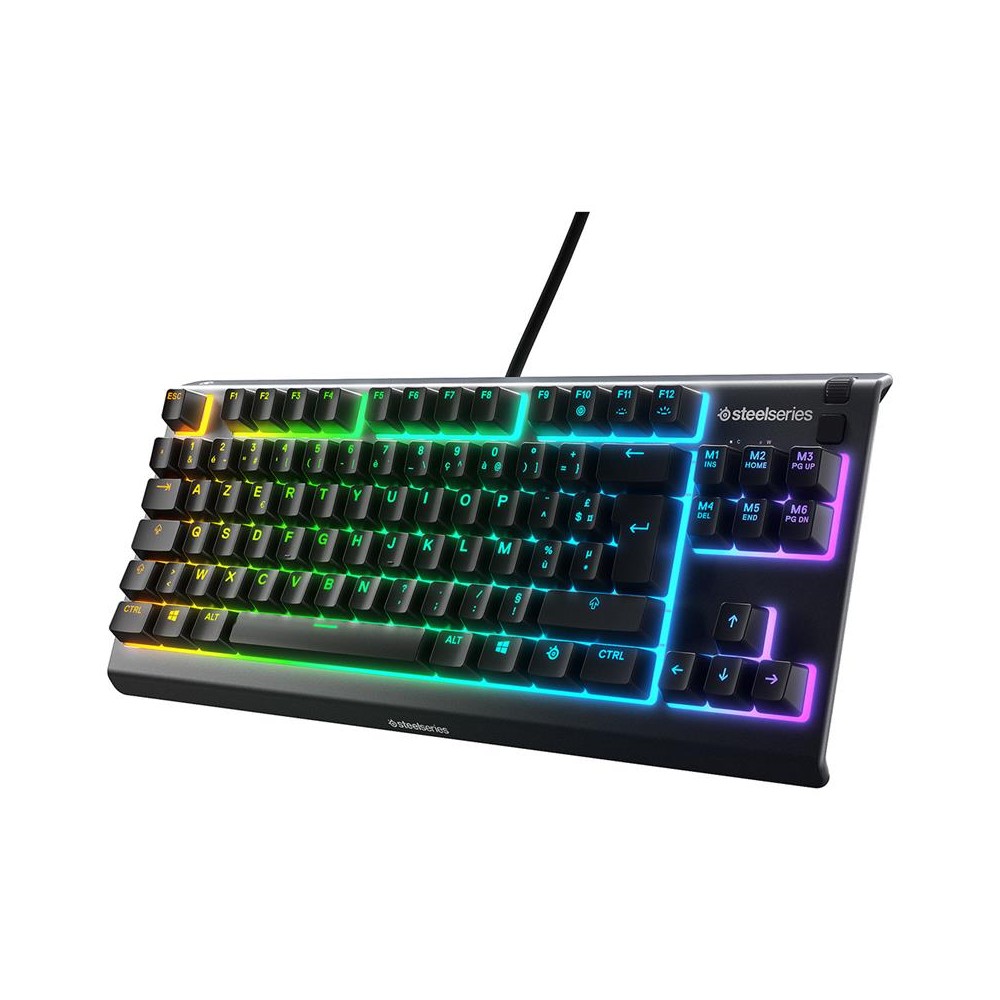 SteelSeries Apex 3 TKL Žaidimų Klaviatūra | Black, Membraninė SteelSeries Apex 3 TKL Žaidimų Klaviatūra | Black, Membraninė