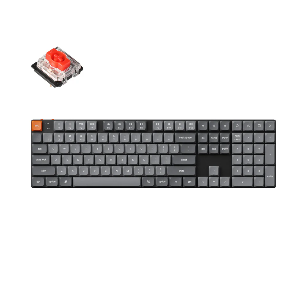 Keychron K5 Max Belaidė Žaidimų Klaviatūra | Black, Gateron Red Keychron K5 Max Belaidė Žaidimų Klaviatūra | Black, Gateron Red