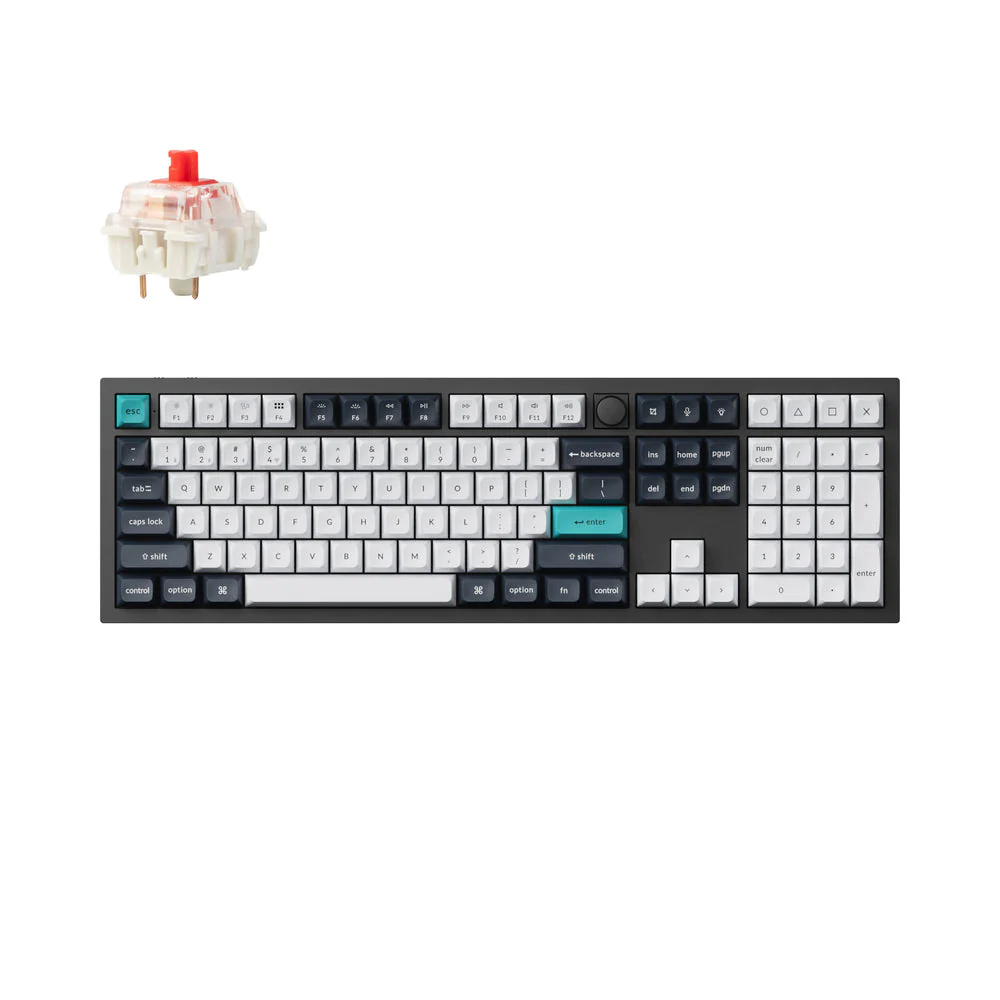 Keychron Q6 Max Belaidė Žaidimų Klaviatūra | Carbon Black, Gateron Jupiter Red Keychron Q6 Max Belaidė Žaidimų Klaviatūra | Carbon Black, Gateron Jupiter Red