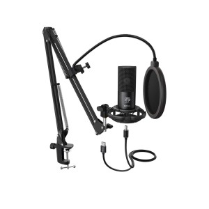 FIFINE T669 Kondensatorinio Mikrofono Komplektas |  Black