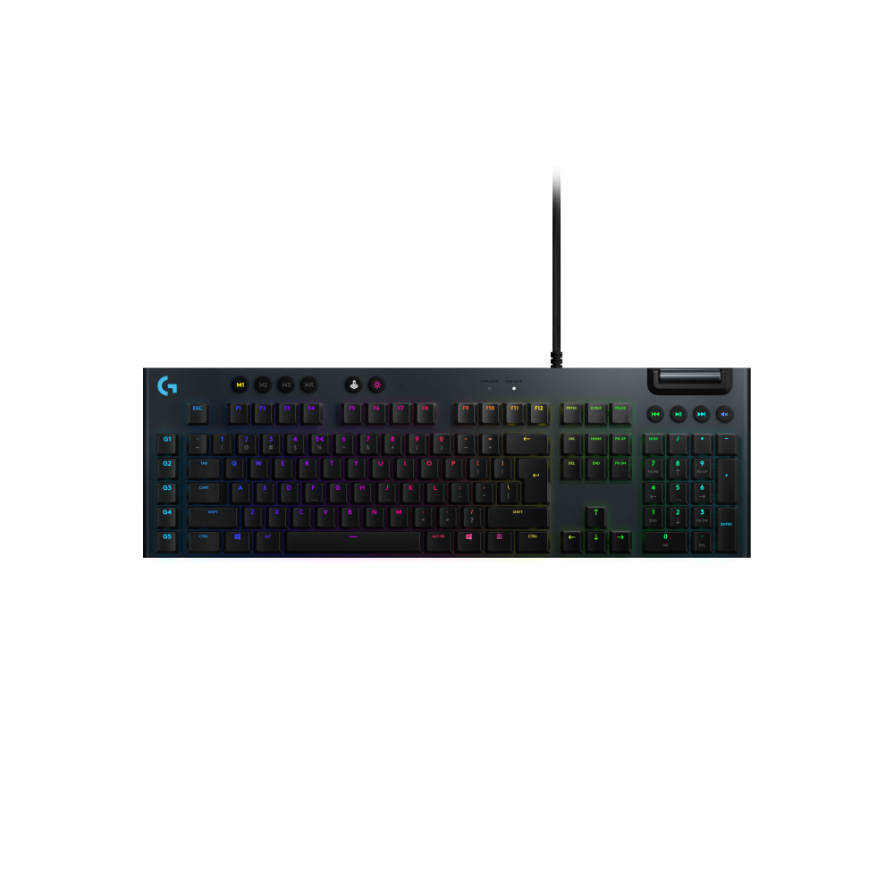 Logitech G815 Žaidimų Klaviatūra | Black, Clicky GL White Logitech G815 Žaidimų Klaviatūra | Black, Clicky GL White