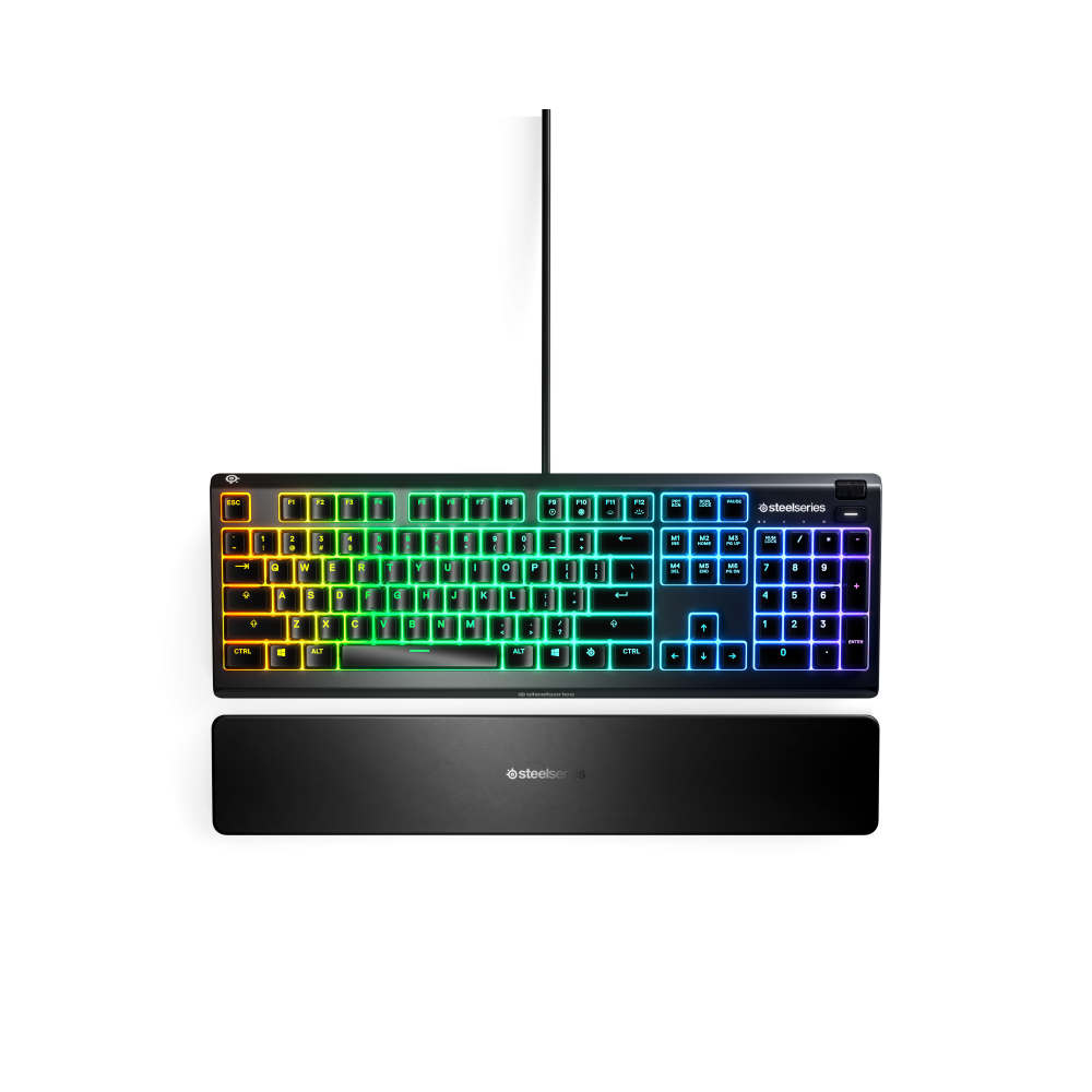 SteelSeries Apex 3 Žaidimų Klaviatūra | Black, Membraninė SteelSeries Apex 3 Žaidimų Klaviatūra | Black, Membraninė