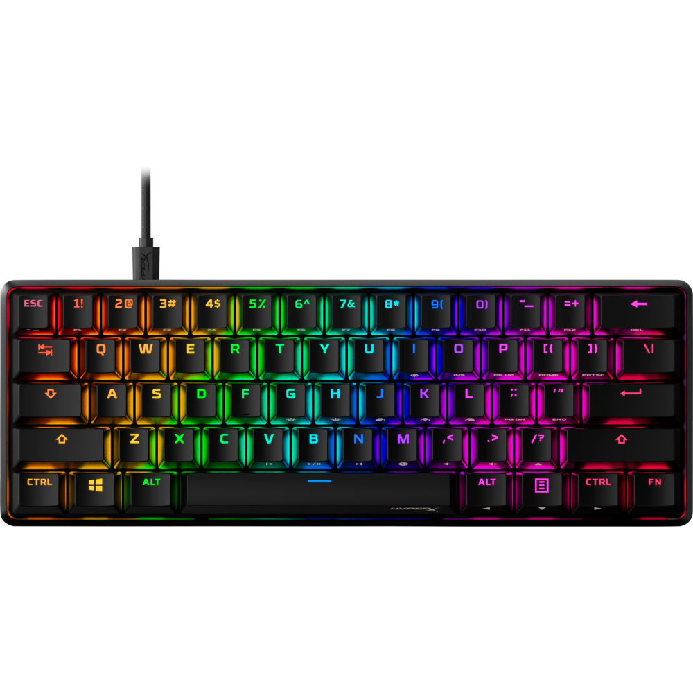 HyperX Alloy Origins 60 Žaidimų Klaviatūra | Black, HyperX Red HyperX Alloy Origins 60 Žaidimų Klaviatūra | Black, HyperX Red