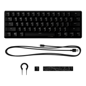 HyperX Alloy Origins 60 Žaidimų Klaviatūra | Black, HyperX Red