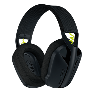 Logitech G435 LIGHTSPEED Belaidės Žaidimų Ausinės | Black and Neon Yellow