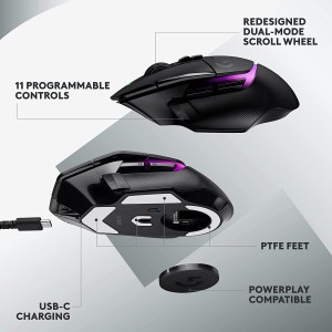 Logitech G502 X PLUS LIGHTSPEED Belaidė Žaidimų Pelė | Black