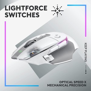 Logitech G502 X PLUS LIGHTSPEED Belaidė Žaidimų Pelė | White
