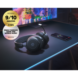 SteelSeries Arctis Nova 7 Belaidės Žaidimų Ausinės | Black