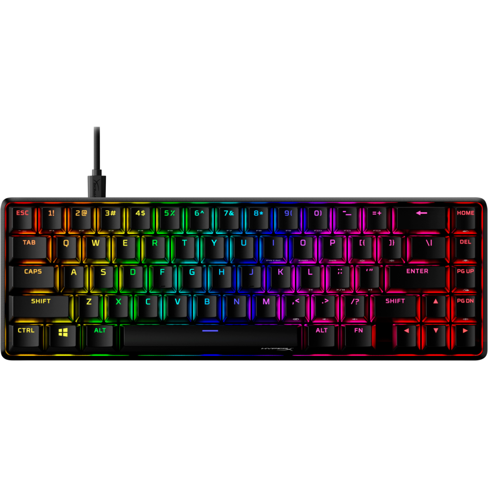HyperX Alloy Origins 65 Žaidimų Klaviatūra | Black, HyperX Red HyperX Alloy Origins 65 Žaidimų Klaviatūra | Black, HyperX Red