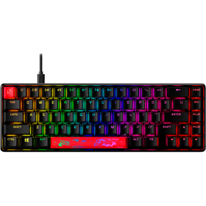 HyperX Alloy Origins 65 Žaidimų Klaviatūra | Black, HyperX Red