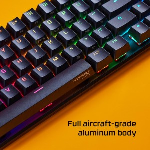 HyperX Alloy Origins 65 Žaidimų Klaviatūra | Black, HyperX Red