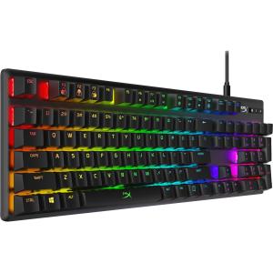 HyperX Alloy Origins Žaidimų Klaviatūra | Black, HyperX Red