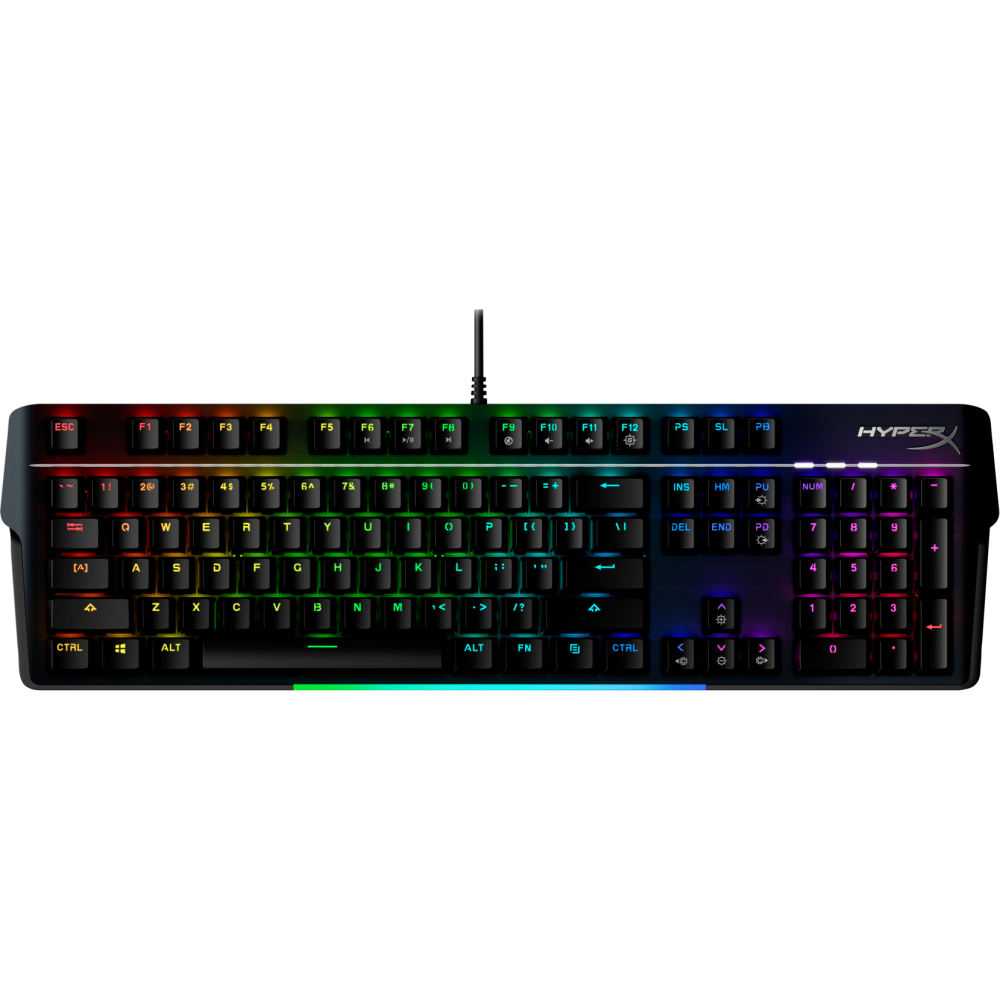 HyperX Alloy MKW100 Žaidimų Klaviatūra | Black, HyperX TTC Red Linear HyperX Alloy MKW100 Žaidimų Klaviatūra | Black, HyperX TTC Red Linear