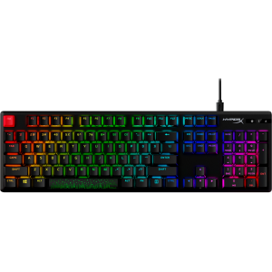 HyperX Alloy Origins PBT Žaidimų Klaviatūra | Black, HyperX Aqua
