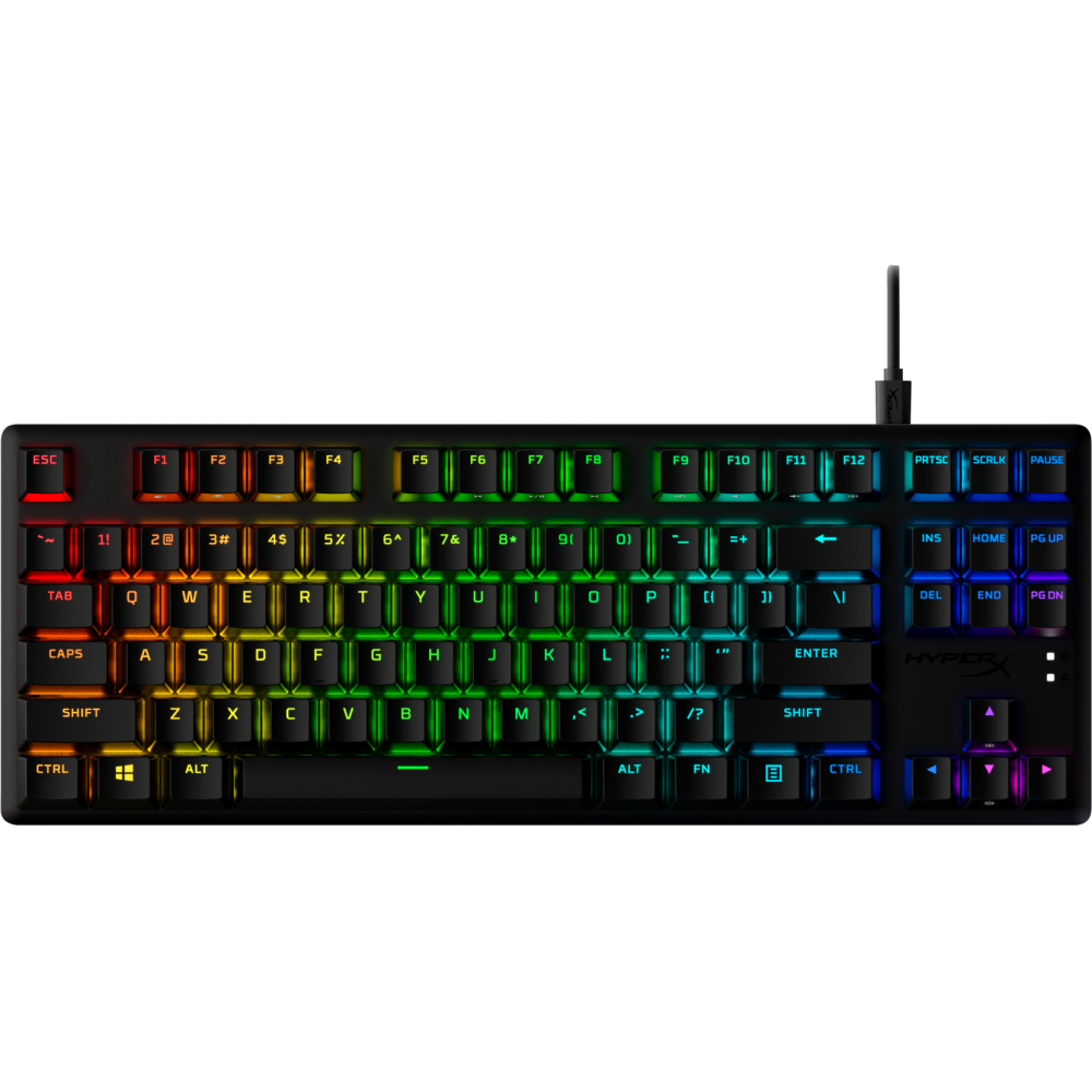 HyperX Alloy Origins Core PBT TKL Žaidimų Klaviatūra | Black, HyperX Red HyperX Alloy Origins Core PBT TKL Žaidimų Klaviatūra | Black, HyperX Red