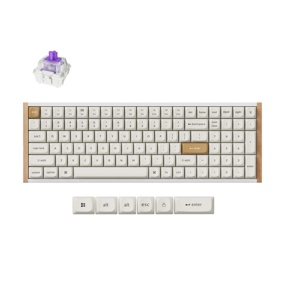 Keychron K4 HE Belaidė Žaidimų Klaviatūra | White, Gateron Magnetic Nebula Keychron K4 HE Belaidė Žaidimų Klaviatūra | White, Gateron Magnetic Nebula