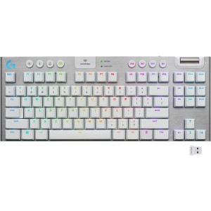 Logitech G915 TKL LIGHTSPEED Belaidė Žaidimų Klaviatūra | White, Tactile GL Brown