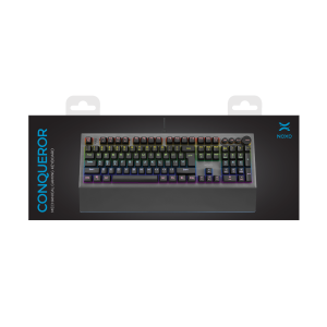 NOXO Conqueror Žaidimų Klaviatūra | Black, Blue Switches