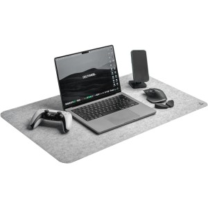 DELTAHUB Minimalistic Desk Mat Pelės Kilimėlis | L, Light Grey