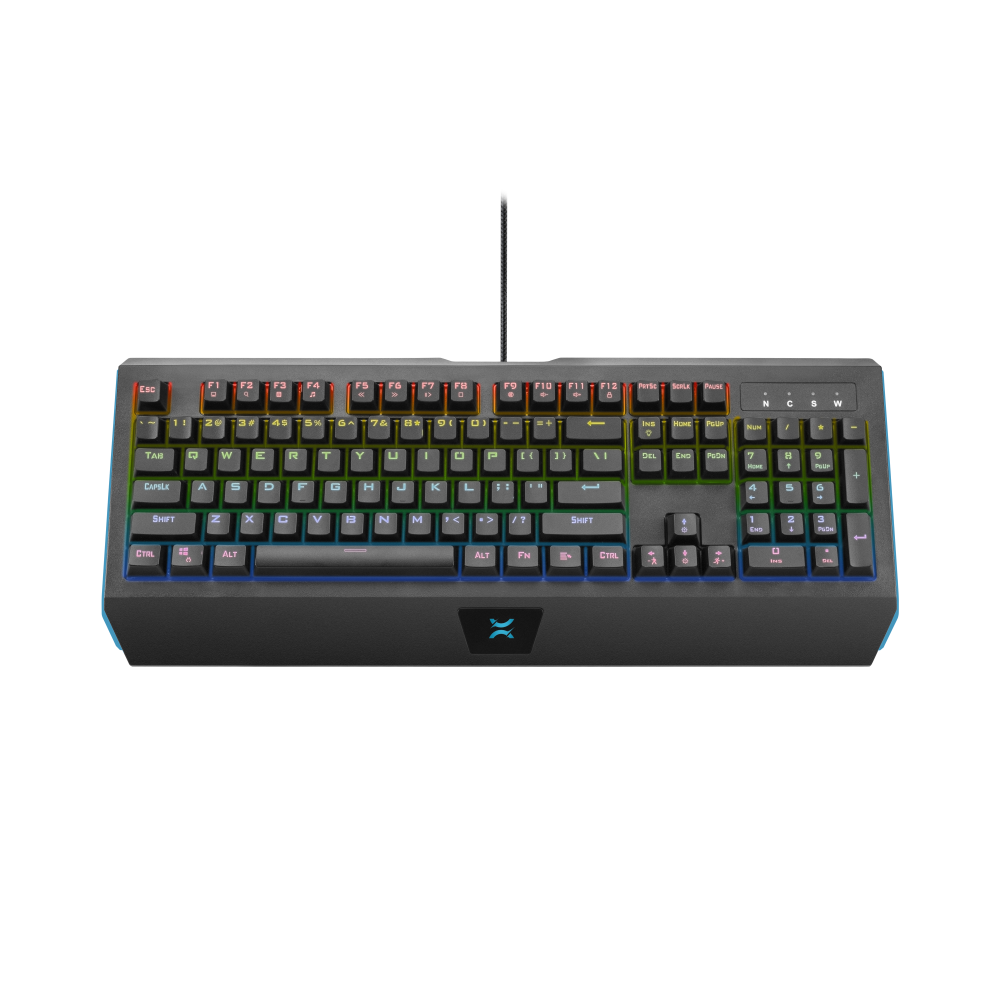 NOXO Vengeance Žaidimų Klaviatūra | Black, Blue Switches NOXO Vengeance Žaidimų Klaviatūra | Black, Blue Switches
