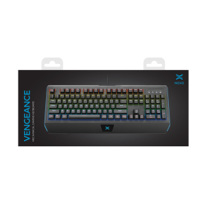 NOXO Vengeance Žaidimų Klaviatūra | Black, Blue Switches