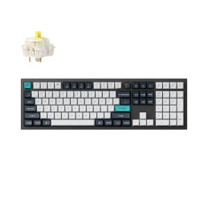 Keychron Q6 Max Belaidė Žaidimų Klaviatūra | Carbon Black, Gateron Jupiter Banana