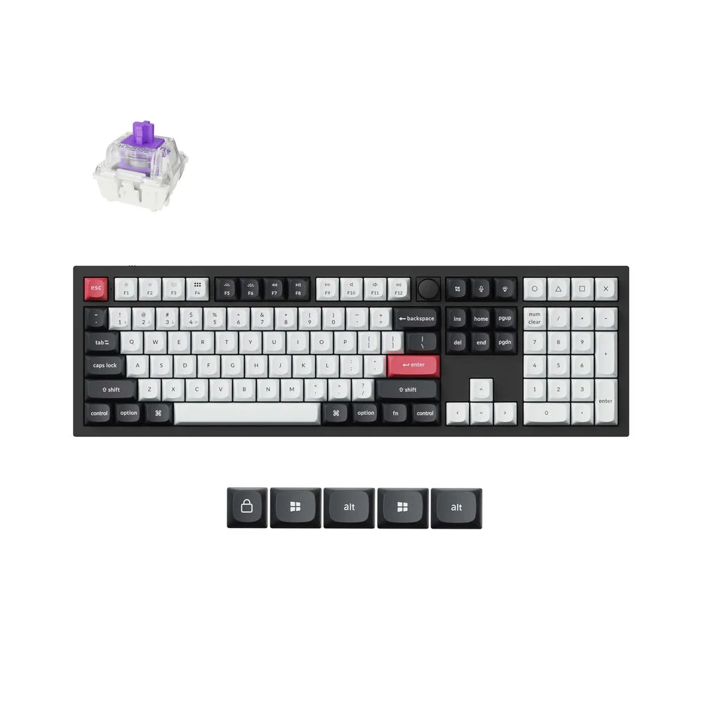 Keychron Q6 HE Belaidė Žaidimų Klaviatūra | Carbon Black, Gateron Magnetic Nebula Keychron Q6 HE Belaidė Žaidimų Klaviatūra | Carbon Black, Gateron Magnetic Nebula