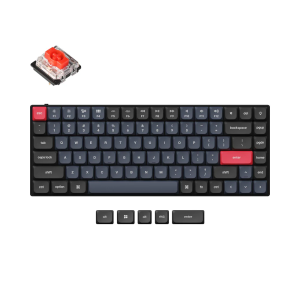 Keychron S1 Belaidė Žaidimų Klaviatūra | Black, Gateron Red