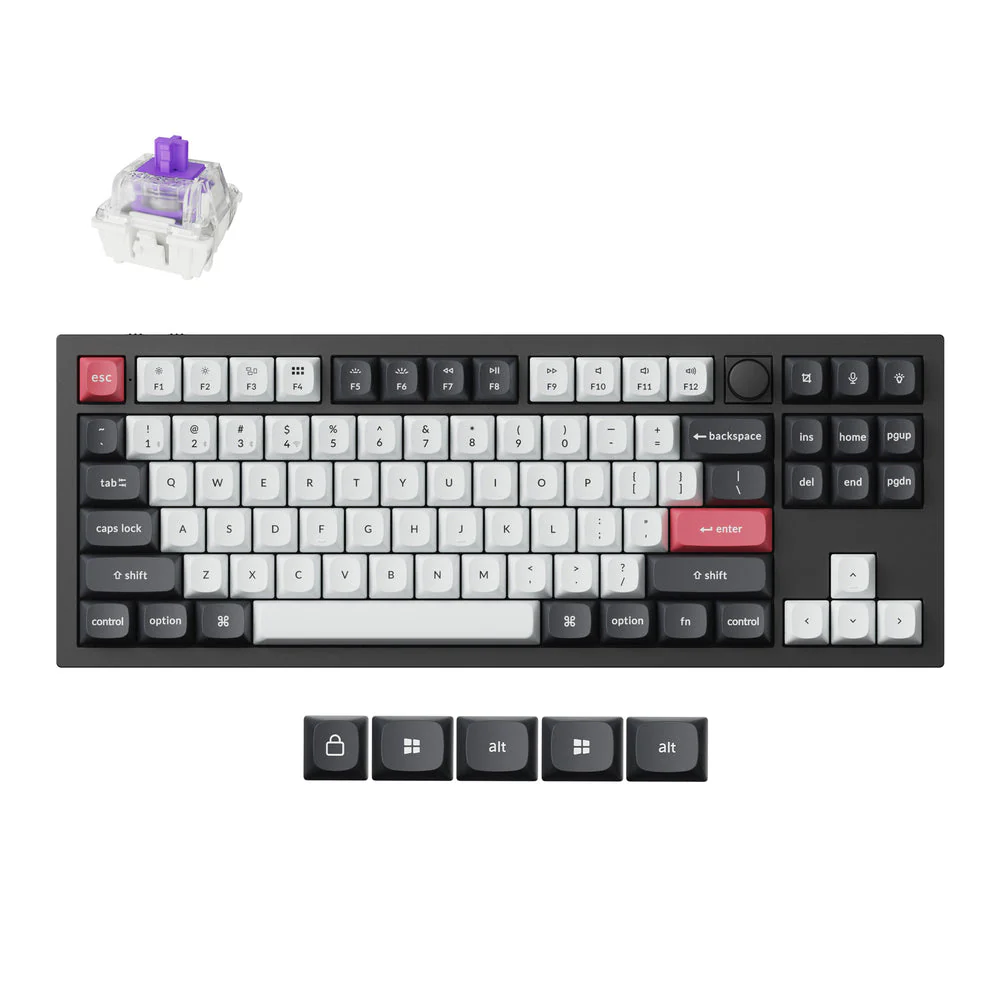 Keychron Q3 HE Belaidė Žaidimų Klaviatūra | Carbon Black, Gateron Magnetic Nebula Keychron Q3 HE Belaidė Žaidimų Klaviatūra | Carbon Black, Gateron Magnetic Nebula