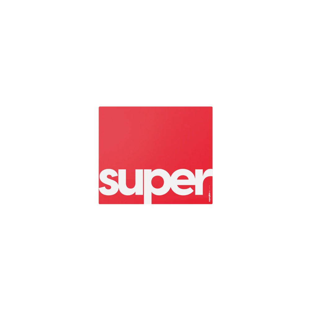Superglide Glass V2 Pelės Kilimėlis | XL, Red