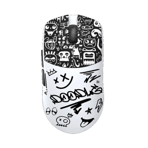 Lamzu MAYA Doodle Belaidė Žaidimų Pelė | White