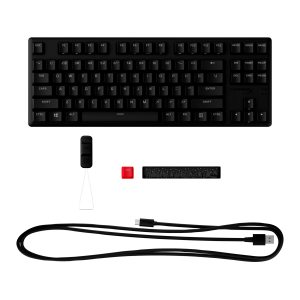 HyperX Alloy Origins Core PBT TKL Žaidimų Klaviatūra | Black, HyperX Aqua