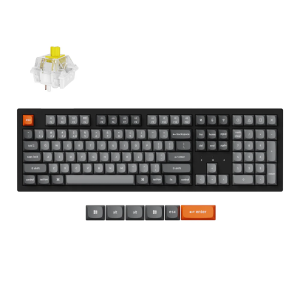 Keychron K10 Max Belaidė Žaidimų Klaviatūra | Black, Keychron Super Banana