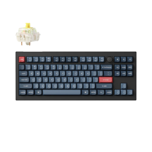 Keychron V3 Max Belaidė Žaidimų Klaviatūra | Carbon Black, Gateron Jupiter Banana