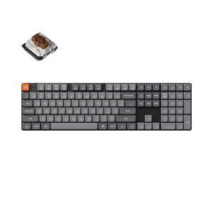 Keychron K5 Max Belaidė Žaidimų Klaviatūra | Black, Gateron Brown