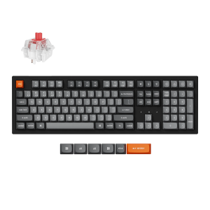 Keychron K10 Max Belaidė Žaidimų Klaviatūra | Black, Keychron Super Red