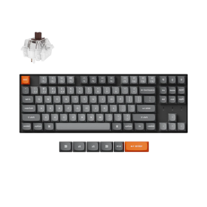 Keychron K8 Max Belaidė Žaidimų Klaviatūra | Black, Keychron Super Brown