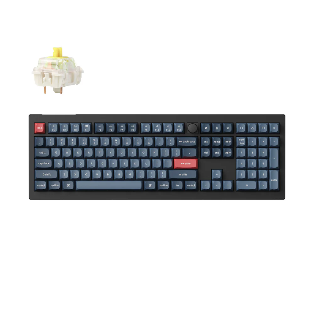 Keychron V6 Max Belaidė Žaidimų Klaviatūra | Carbon Black, Gateron Jupiter Banana Keychron V6 Max Belaidė Žaidimų Klaviatūra | Carbon Black, Gateron Jupiter Banana