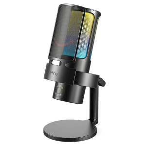 FIFINE AmpliGame A8 Plus RGB Kondensatorinis Mikrofonas | Black