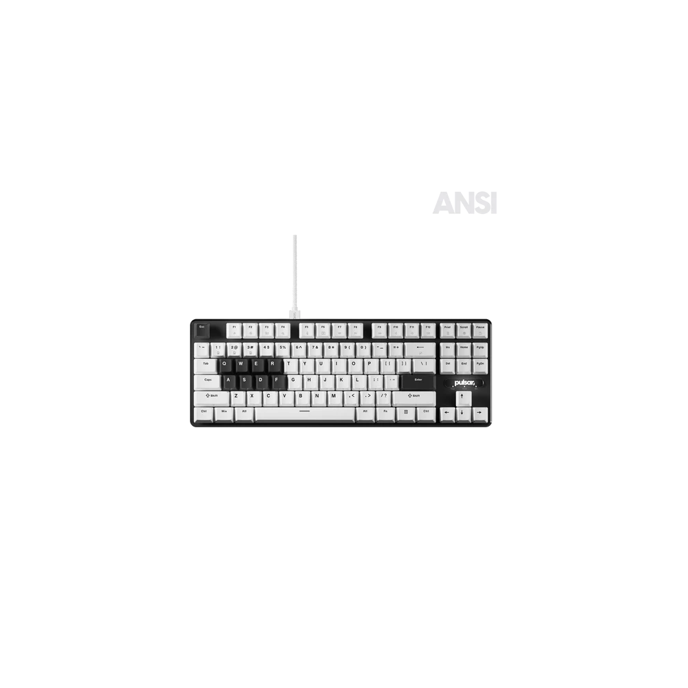 Pulsar PCMK 2 HE TKL Žaidimų Klaviatūra | White, Magnetic Hall Effect Switches Pulsar PCMK 2 HE TKL Žaidimų Klaviatūra | White, Magnetic Hall Effect Switches