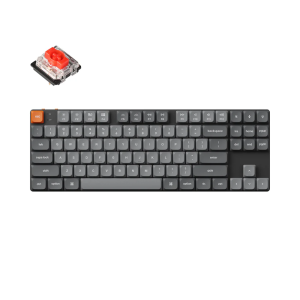 Keychron K1 Max Belaidė Žaidimų Klaviatūra | Black, Gateron Red