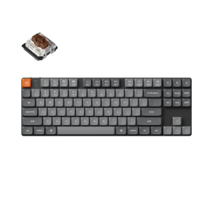 Keychron K1 Max Belaidė Žaidimų Klaviatūra | Black, Gateron Brown