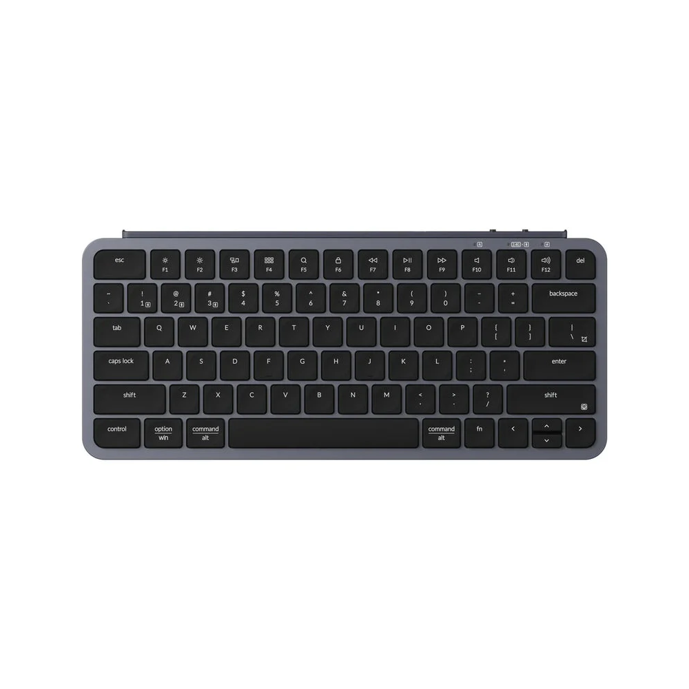 Keychron B1 Pro Belaidė Klaviatūra | Space Grey, Membraninė Keychron B1 Pro Belaidė Klaviatūra | Space Grey, Membraninė
