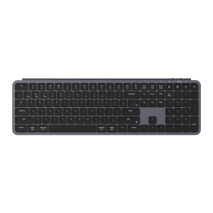 Keychron B6 Pro Belaidė Klaviatūra | Space Grey, Membraninė