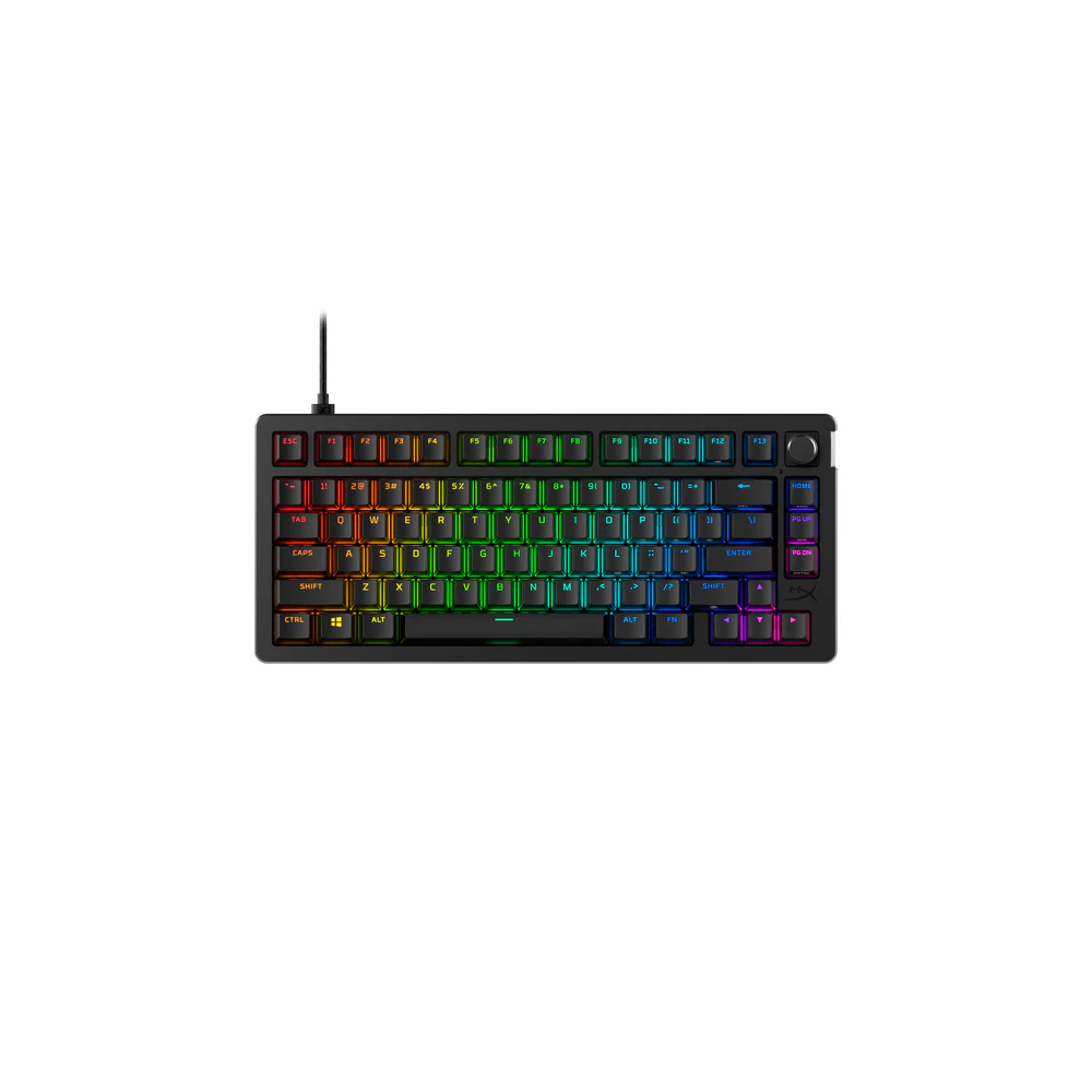 HyperX Alloy Rise 75 Žaidimų Klaviatūra | Black, HyperX Red HyperX Alloy Rise 75 Žaidimų Klaviatūra | Black, HyperX Red