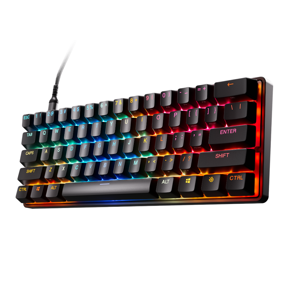 SteelSeries Apex Pro Mini Gen 3 Žaidimų Klaviatūra | Black, Magnetic OmniPoint 3.0 SteelSeries Apex Pro Mini Gen 3 Žaidimų Klaviatūra | Black, Magnetic OmniPoint 3.0