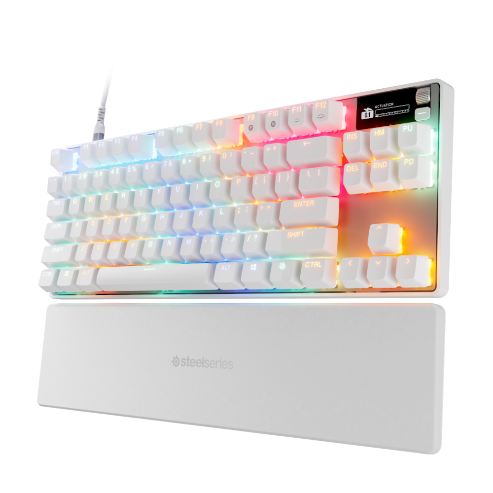 SteelSeries Apex Pro TKL Gen 3 Žaidimų Klaviatūra | White, Magnetic OmniPoint 3.0 SteelSeries Apex Pro TKL Gen 3 Žaidimų Klaviatūra | White, Magnetic OmniPoint 3.0