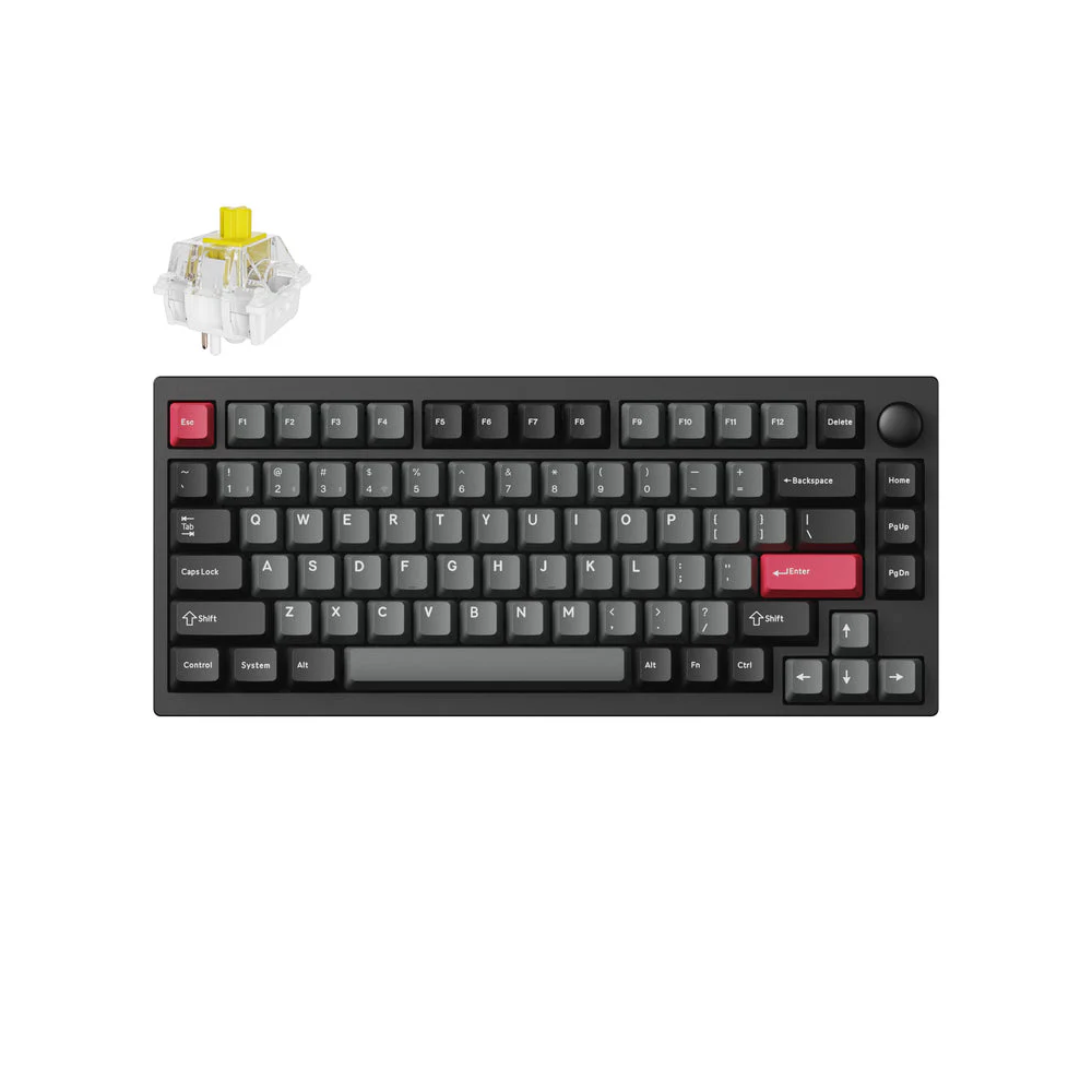 Lemokey P1 Pro Belaidė Žaidimų Klaviatūra | Carbon Black, Keychron Super Banana Lemokey P1 Pro Belaidė Žaidimų Klaviatūra | Carbon Black, Keychron Super Banana