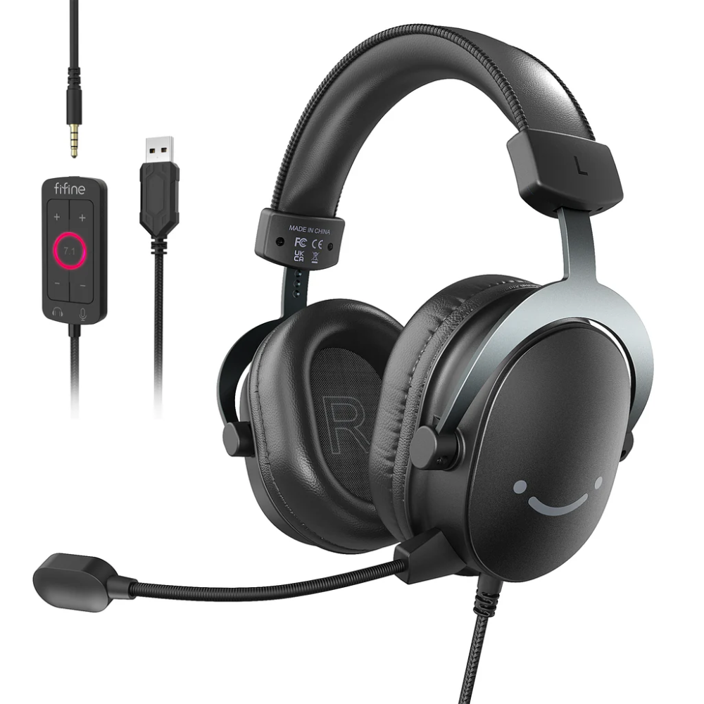 FIFINE AmpliGame H9 Žaidimų Ausinės | Black FIFINE AmpliGame H9 Žaidimų Ausinės | Black