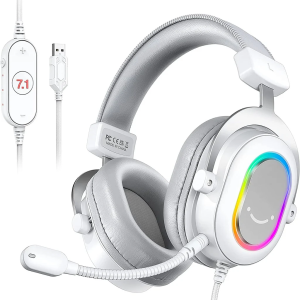 FIFINE AmpliGame H6 Žaidimų Ausinės | White